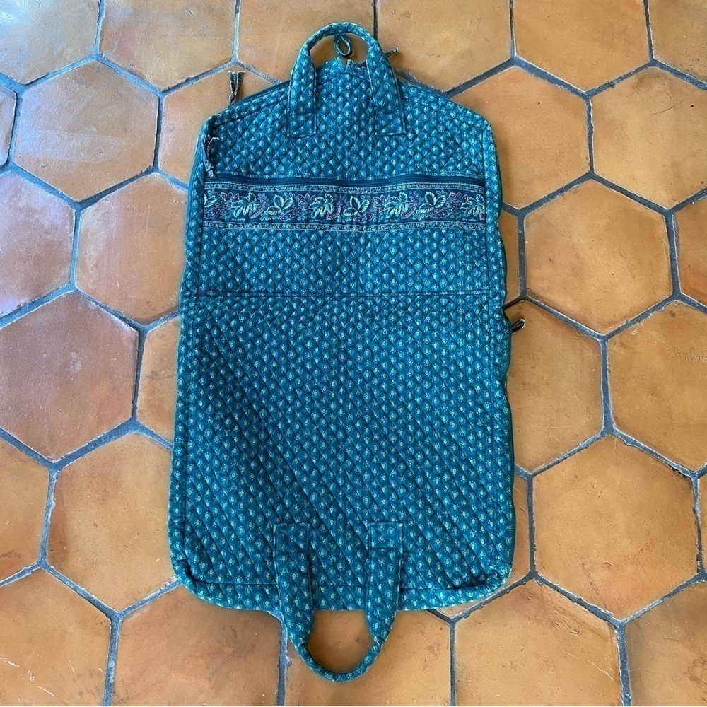 Vintage 1998 Classic Green Vera Bradley Garment Bag